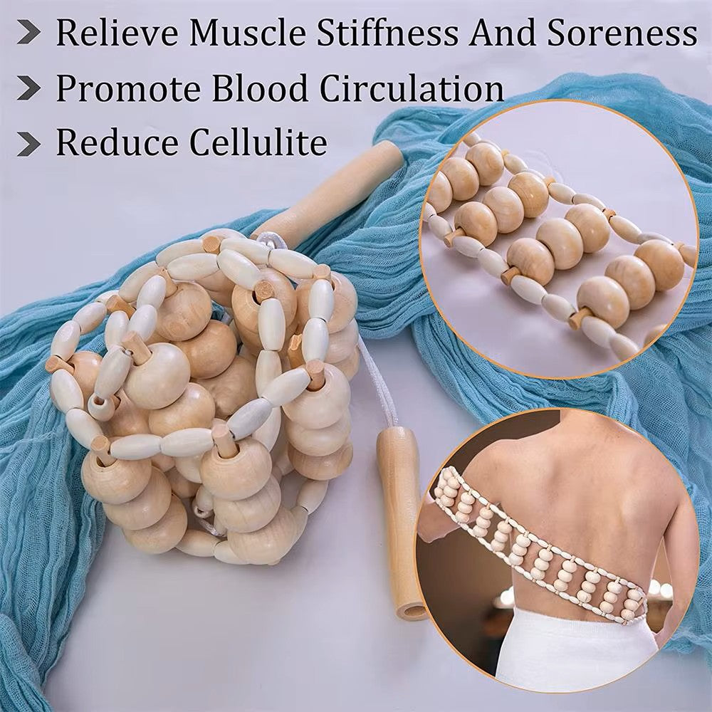 Wooden Gua Sha Massage Tools Set