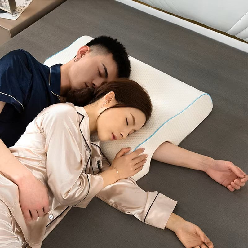Memory Foam Pillow for Couples With Arm Rest