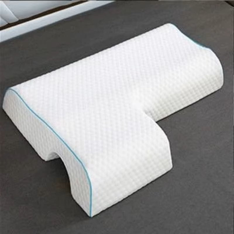 Memory Foam Pillow for Couples With Arm Rest