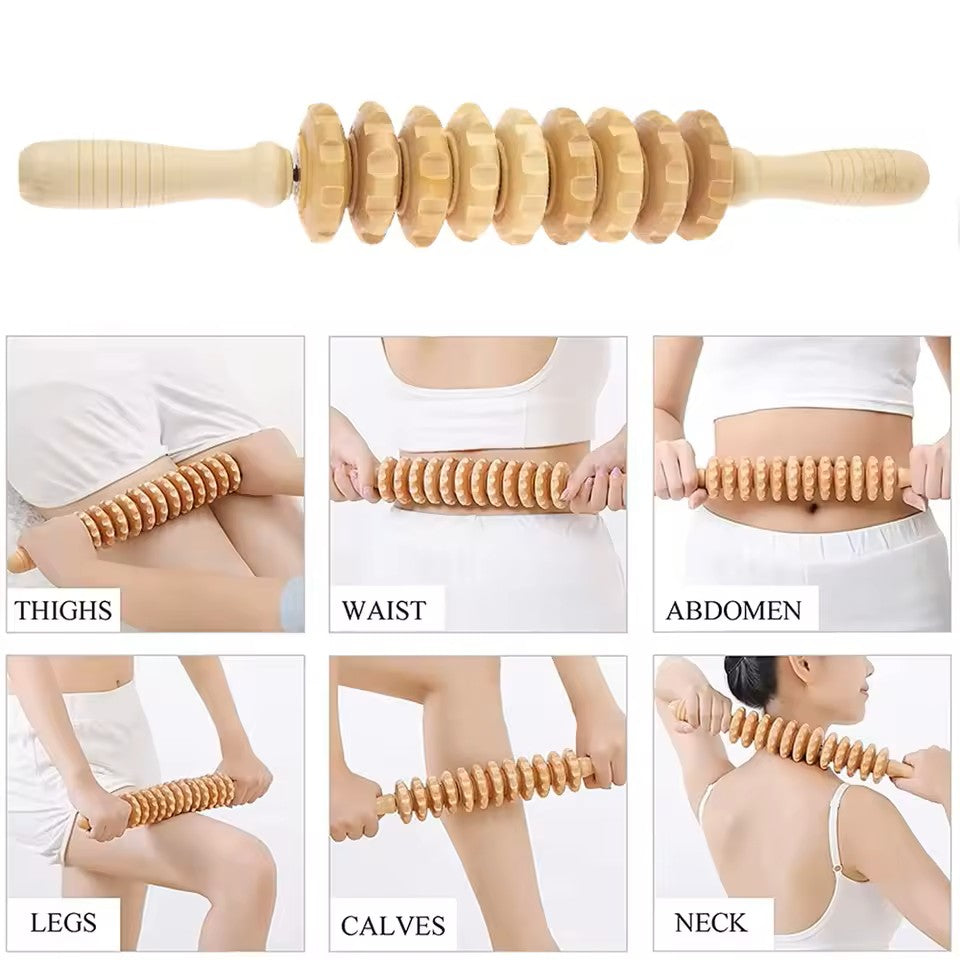 Wooden Gua Sha Massage Tools Set