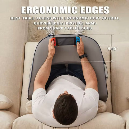 Reading Pillow for Bed, Gaming Pillow for Lap,  Lap Desk Pillow