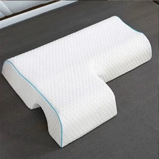 Memory Foam Pillow for Couples With Arm Rest