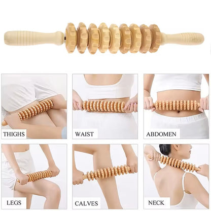 Wooden Gua Sha Massage Tools Set